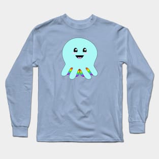 Rainbow Octopus Long Sleeve T-Shirt